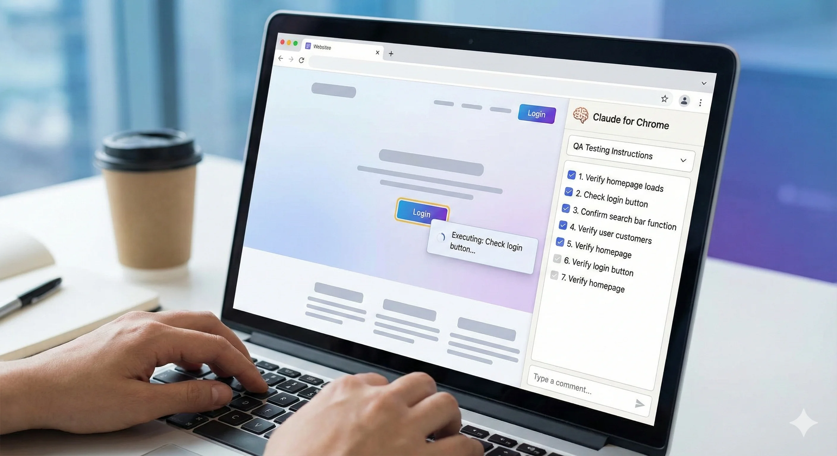 Using Claude for Chrome as an Ad-Hoc QA Testing Assistant