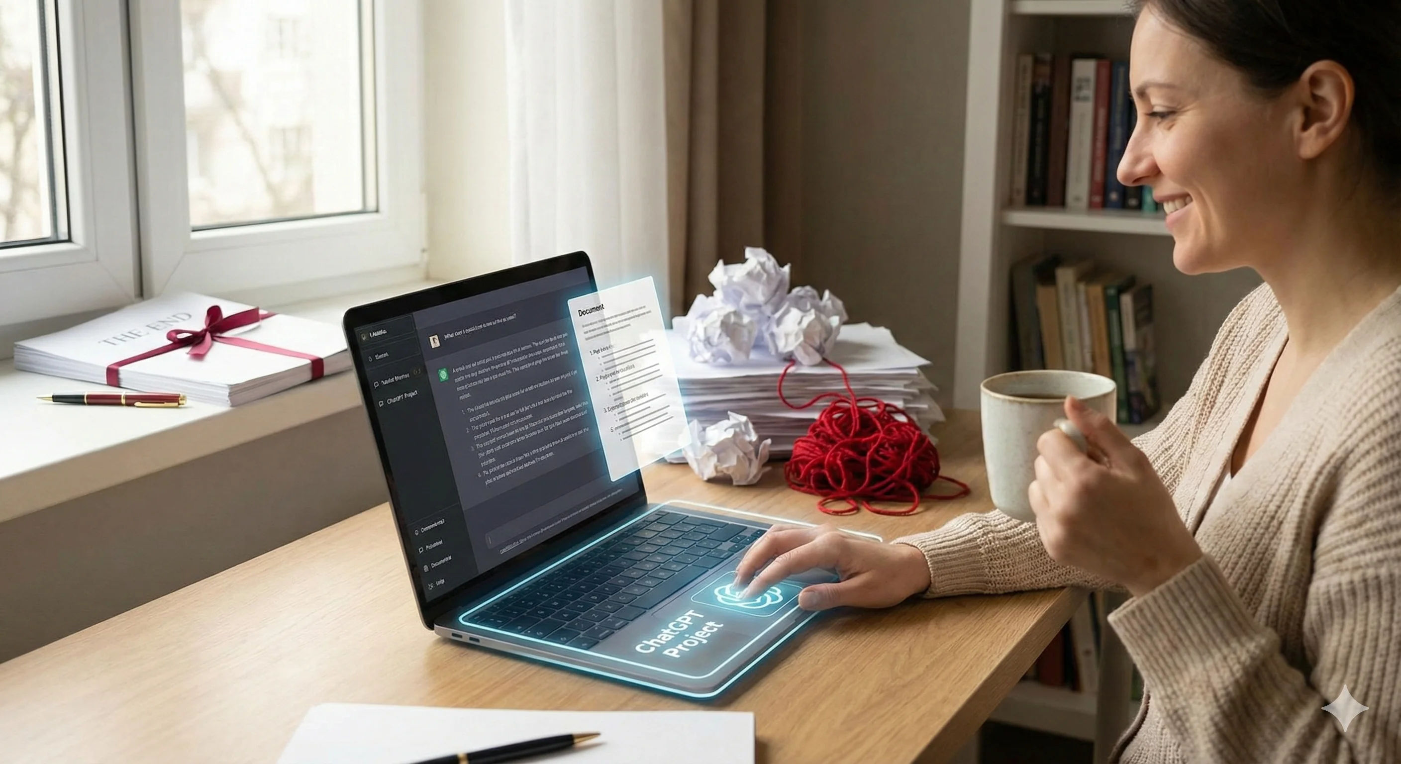How ChatGPT Projects Can Help You Finally Finish the Book You've Always Wanted to Write