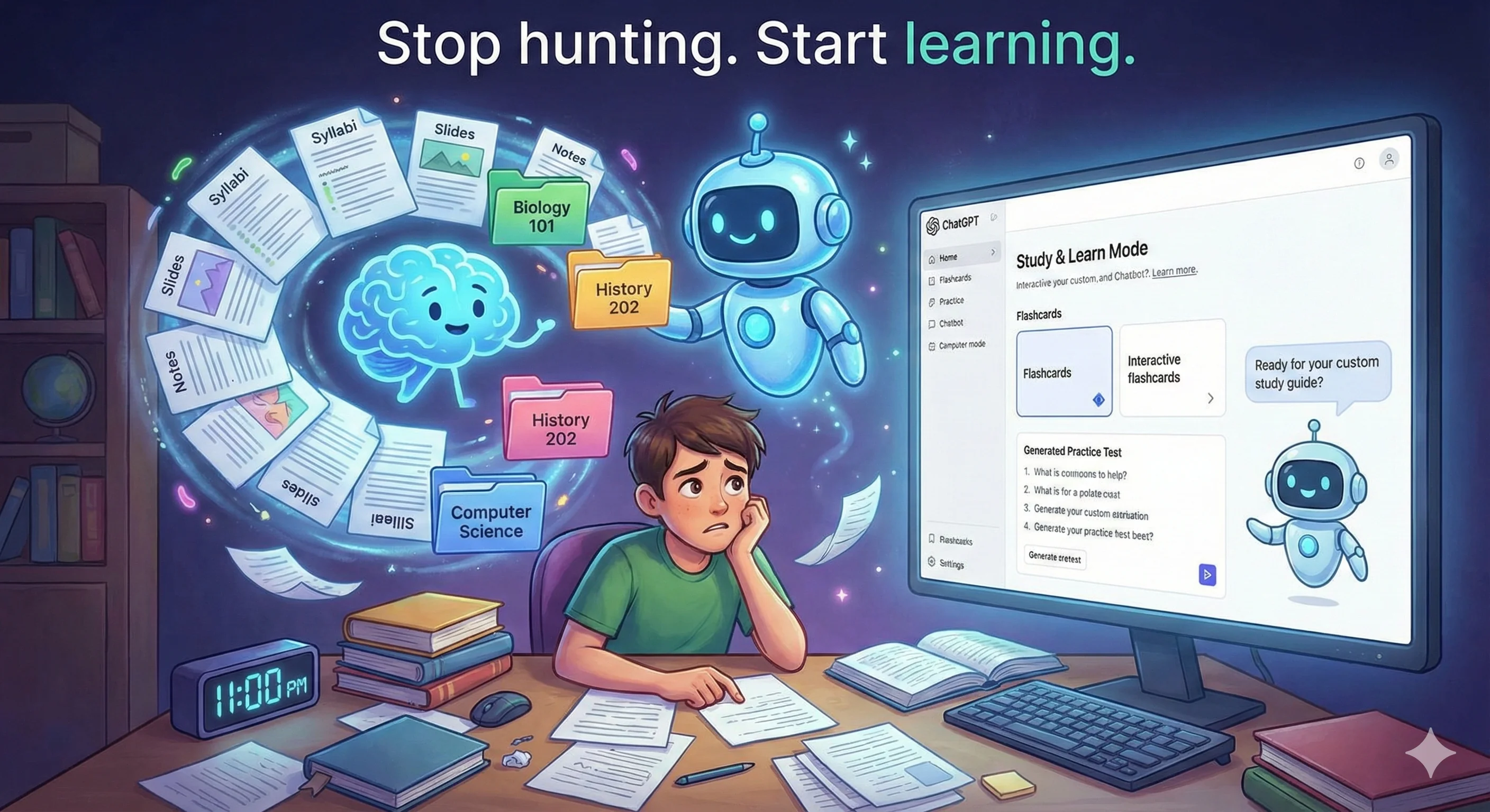 No More Cramming Chaos: Using ChatGPT Projects to Stay on Top of Every Class