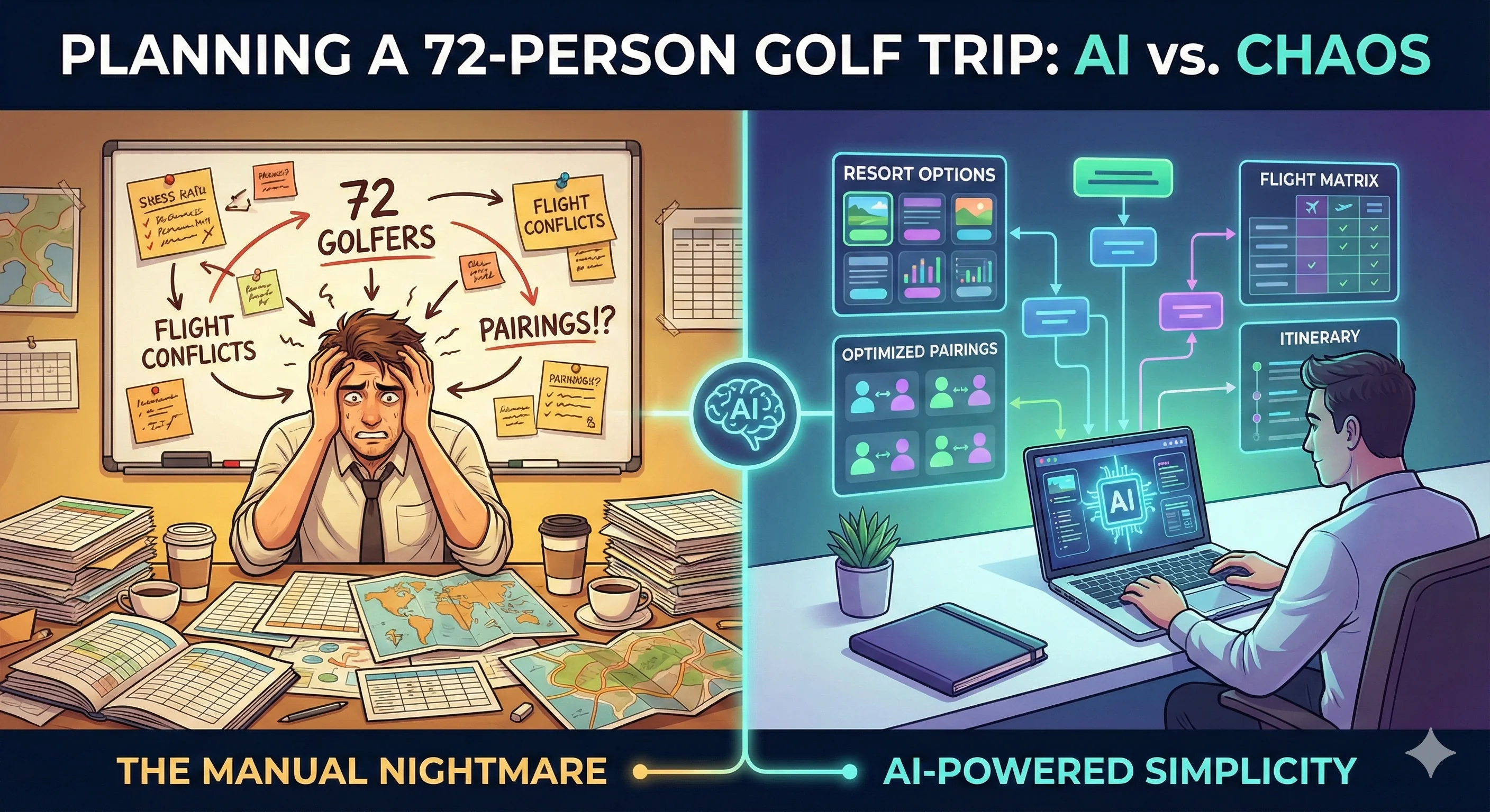 72 Golfers. 6 States. 4 Courses. Seriously.