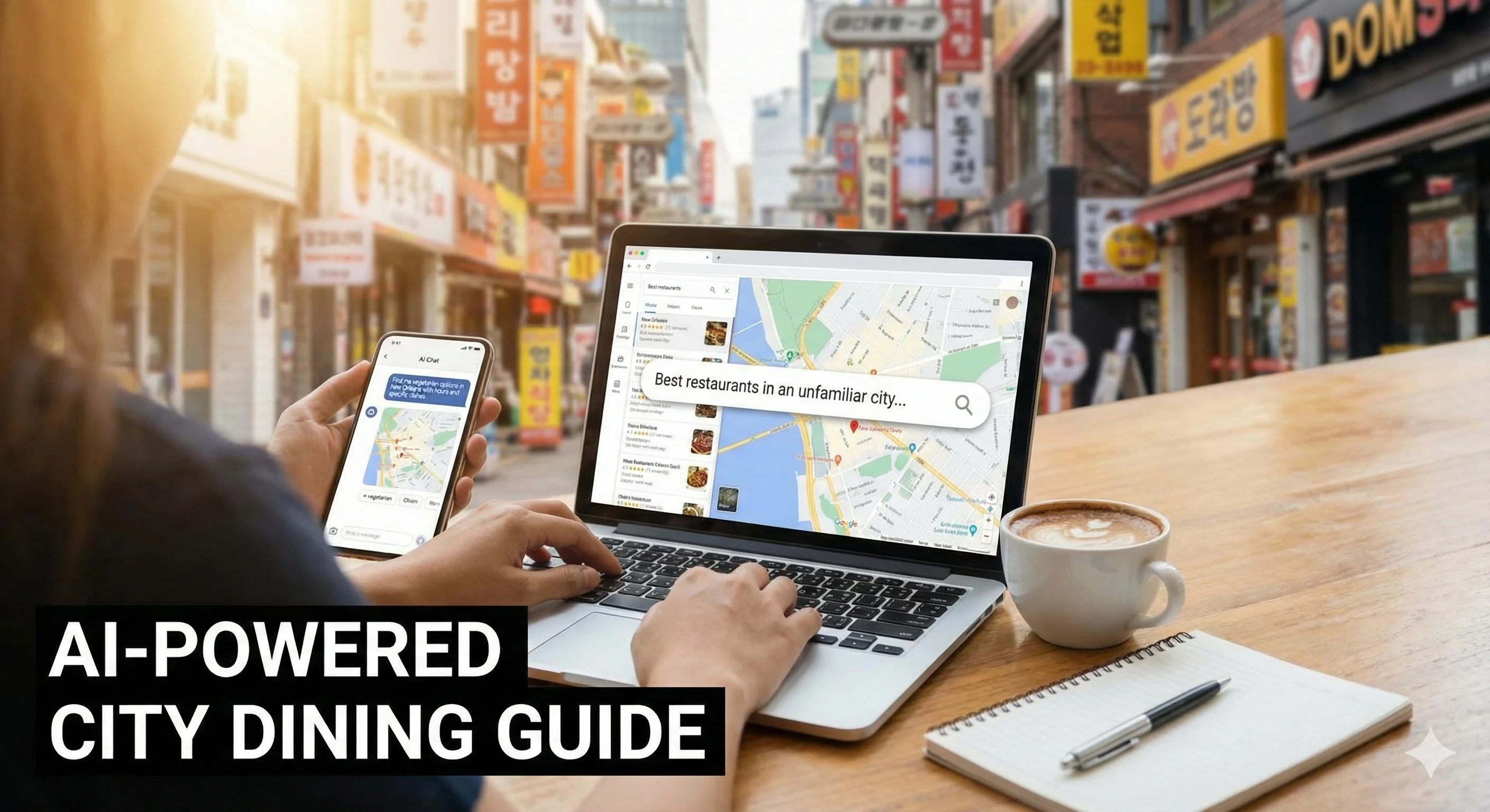 How to Use AI to Research Restaurants When Traveling to a New City